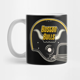 Defunct Boston Bulls Football Team Helmet Mug